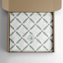 Papel De Seda Prata Natal Bells Garland