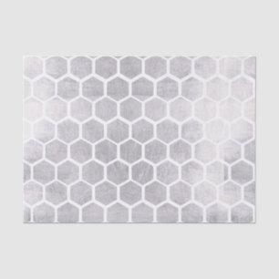 Papel De Seda Prata, teste padrão do cubo da abelha, moderno, n