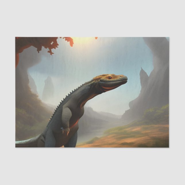 Papel De Seda Pré-histórico (Frente )