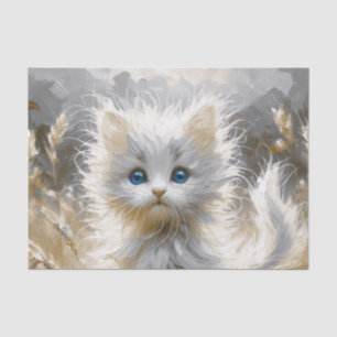 Papel De Seda Precioso White Kitten