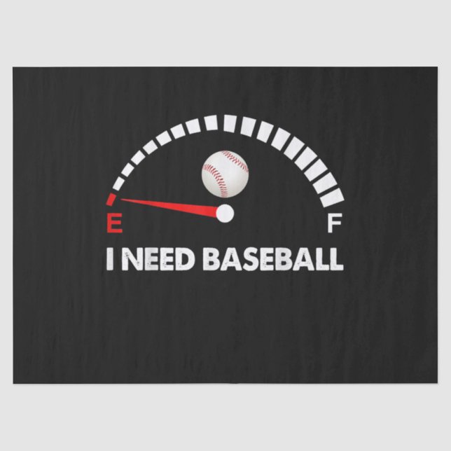 Papel De Seda Preciso de Baseball (Frente )