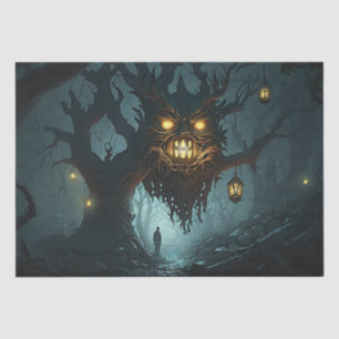 Papel De Seda Preguiçosa, Ghoulish, Spooky, Árvore Assombrada
