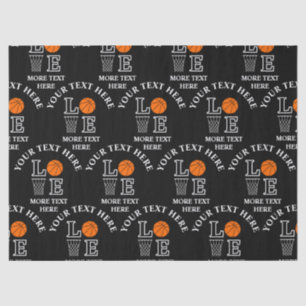 Papel De Seda Presente de aniversário de basquete, jogadora de b