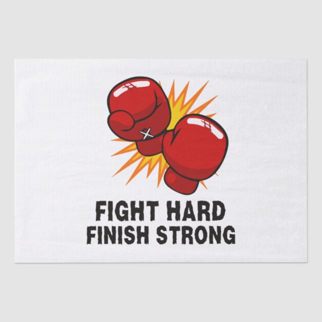 Papel De Seda Presente de boxe  (Frente )