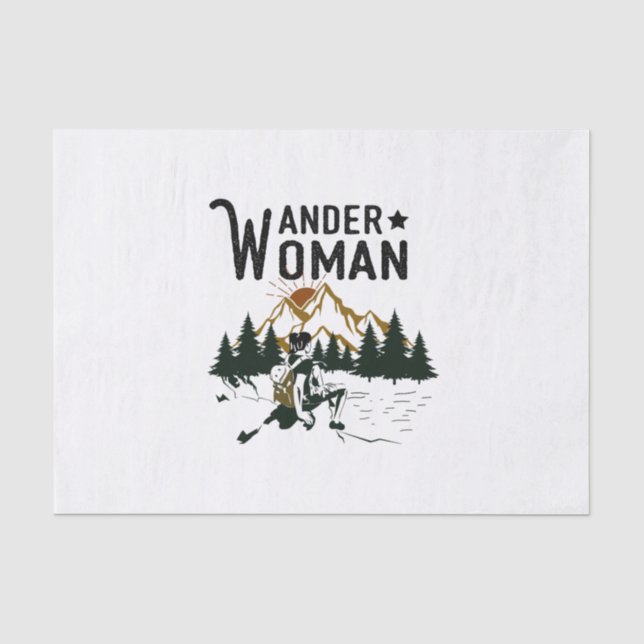Papel De Seda Presente de Camper | Wander Woman Birthday (Frente )