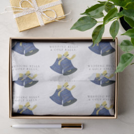 Papel De Seda Presente de Favor de Casamento 'Sinos de Casamento