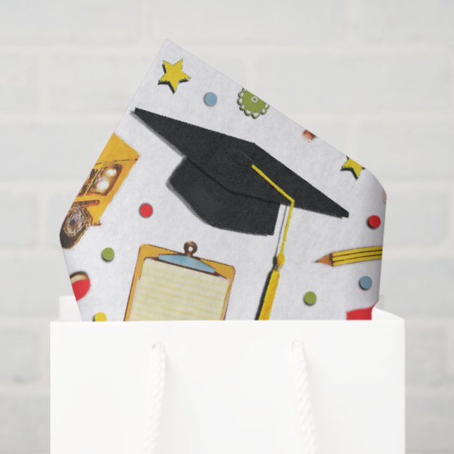 Papel De Seda Presente de Formatura (Sacola de presentes)