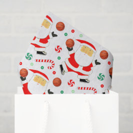 Papel De Seda Presente de Natal de Basquetebol