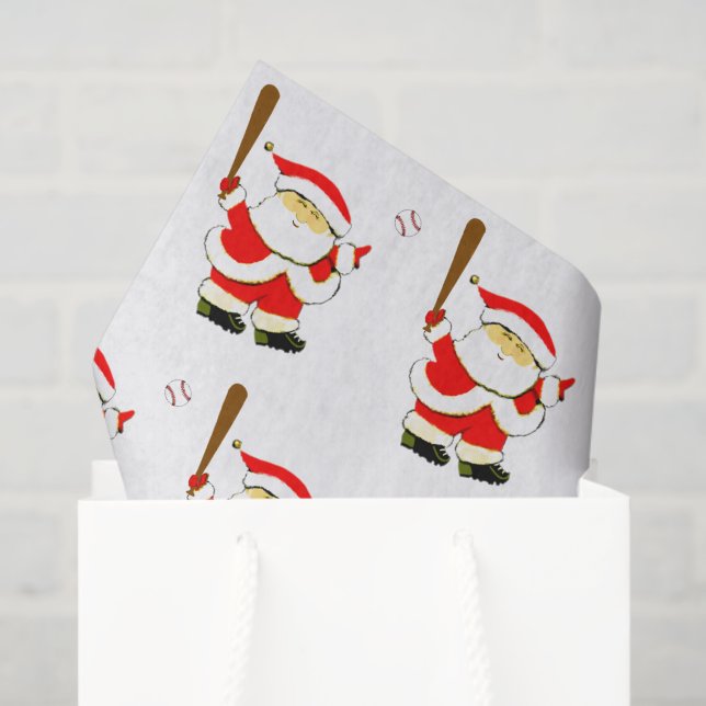 Papel De Seda Presente de Natal de Beisebol (Sacola de presentes)
