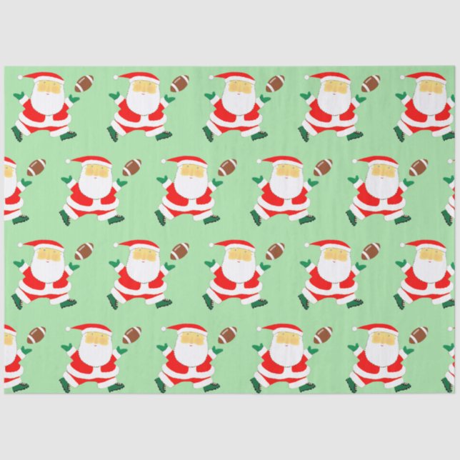 Papel De Seda Presente de Natal de Futebol (Frente )