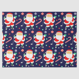 Papel De Seda Presente de Natal de Golfe Férias
