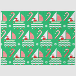 Papel De Seda Presente de Natal Náutico de Vela