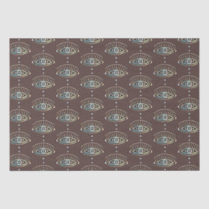 Papel De Seda Presente de Pastel Colorido Colorido de Olhos Míst