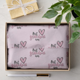 Papel De Seda Presente do Dia das Mães e Aniversário 'Melhor Avó