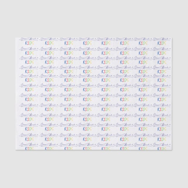 Papel De Seda Presente para crianças do Solace Mind® (Frente )