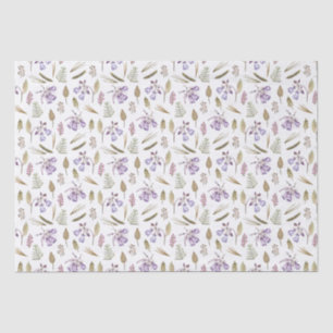 Papel De Seda Presente para o Jardim de Flor Violeta Roxo em Ing