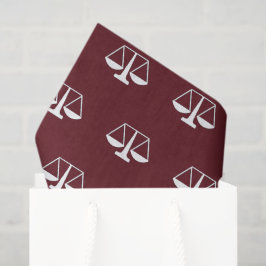 Papel De Seda Presentes de Tecido para Festa de Advogado