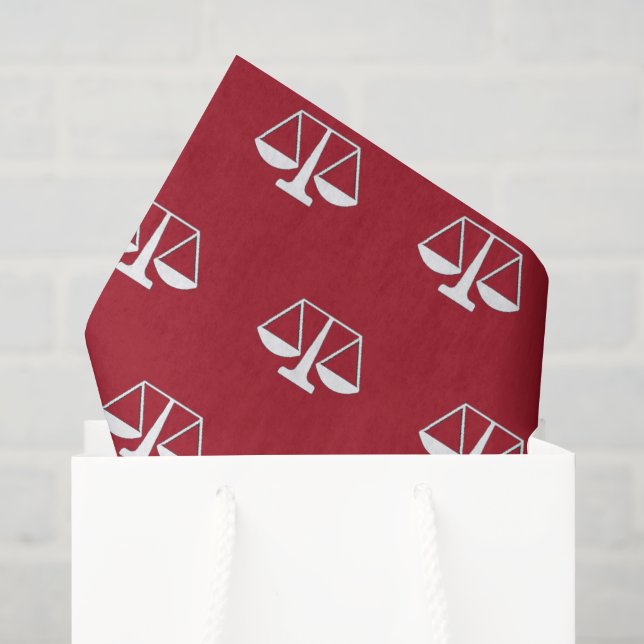 Papel De Seda Presentes de Tecido para Festa de Advogado (Sacola de presentes)