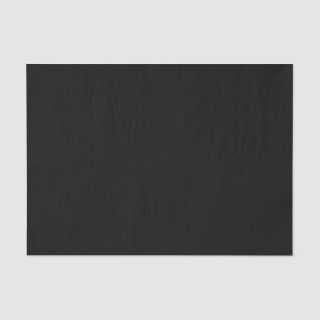 Papel De Seda Preto (cor sólida) (Frente )