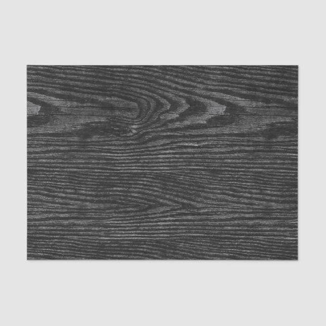 Papel De Seda Preto de madeira resistido da textura (Frente )