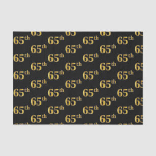 Papel De Seda Preto, evento do ouro 65th do falso