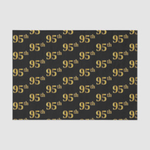 Papel De Seda Preto, evento do ouro 95th do falso