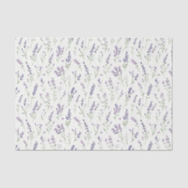 Papel De Seda Pretty Lavender White Flowers Bridal Shower