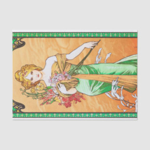 Papel De Seda Primavera, Alphonse Mucha