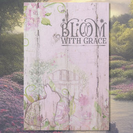 Papel De Seda Primavera Bloom w/Grace Floral Bunny