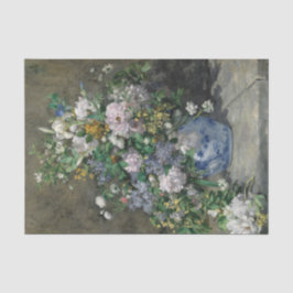 Papel De Seda Primavera Buquê por Auguste Renoir