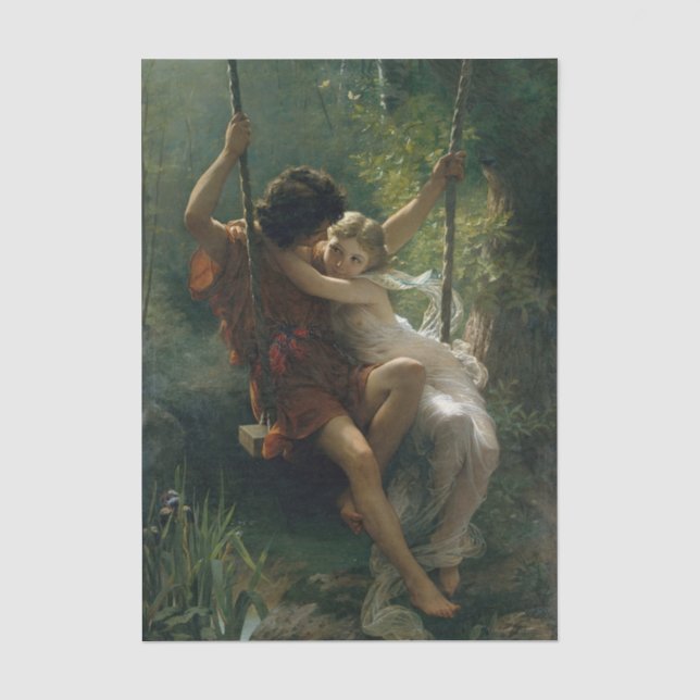 Papel De Seda Primavera de Pierre-Auguste Cot (Frente )