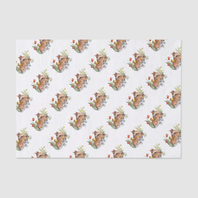 Papel De Seda Primavera Deer (Frente )