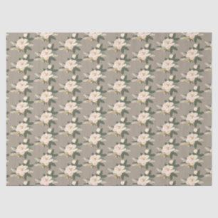 Papel De Seda Primavera Magnolia Buquê Flor