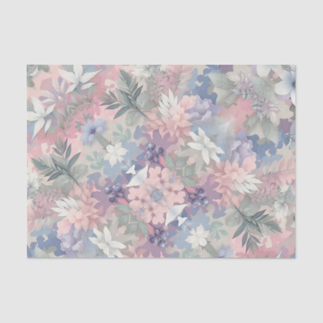 Papel De Seda Primavera/Pasto de páscoa/Floral/Tropical (Frente )