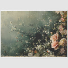 Papel De Seda Primavera verde