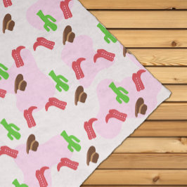 Papel De Seda Primeira Garota de Rodeio Aniversário de 1 ano