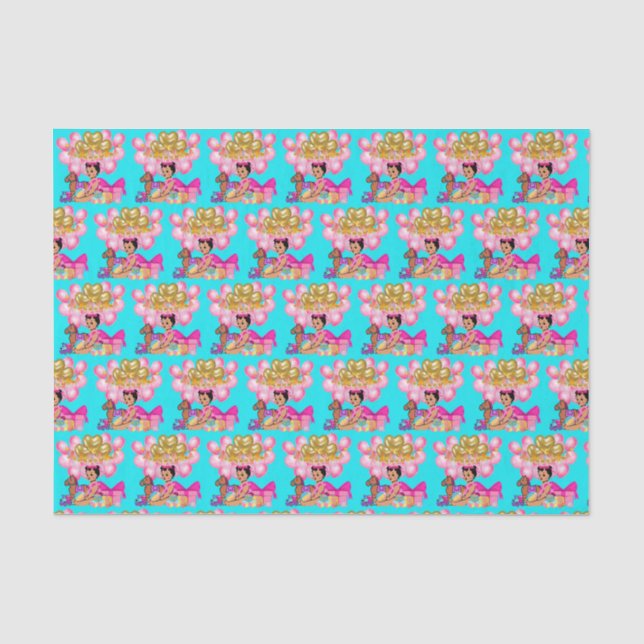 Papel De Seda Princesa a Rosa (Frente )