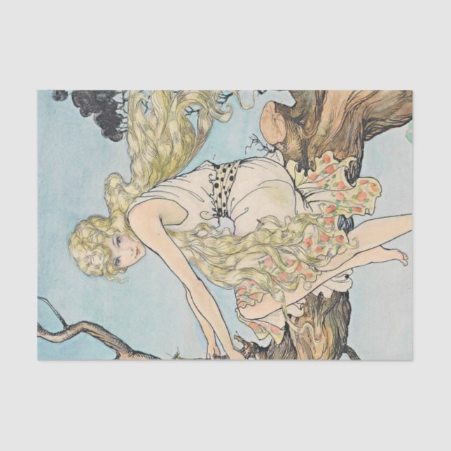 Papel De Seda Princesa Azulina por Florence Anderson (Frente )