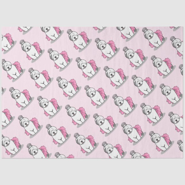 Papel De Seda Princesa Balé Princesa Antiga Cinza Inglesa 1 (Frente )