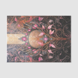 Papel De Seda Princesa do Mundo, Arte Deco Rosa Real
