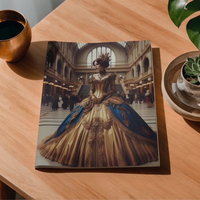 Papel De Seda Princesa Dourada Steampunk Vitoriana Decoupage  (Criador carregado)