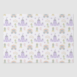 Papel De Seda Princesa Padrão de Chá de fraldas