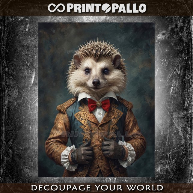 Papel De Seda Princesa renascentista vestida de porco-gato com g (Criador carregado)