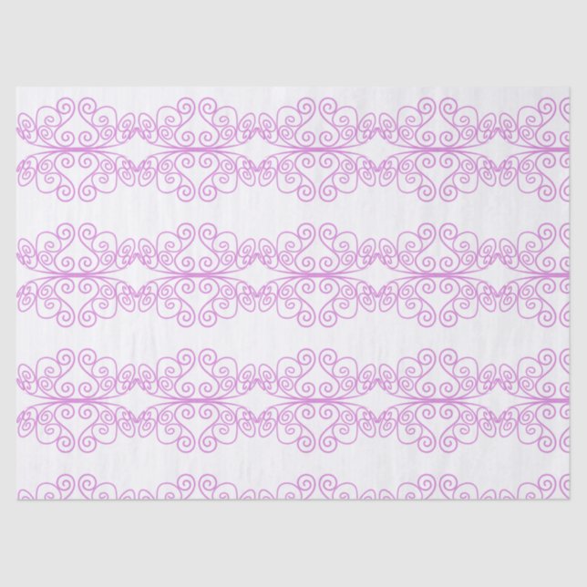 Papel De Seda Princesa Rosa Tiara Coroa Rapariga Aniversário Pre (Frente )