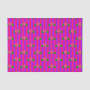Papel De Seda Princesa Rosebud Stripes 2-PINK-PURPLE-TISSUE WRAP