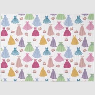 Papel De Seda Princesa Veste Fairytale Pequena Garota