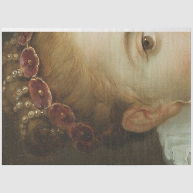 Papel De Seda Príncipes Petais Vermelhos (Frente )