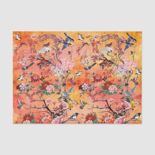 Papel De Seda Private Chinese Garden (II) (Frente )