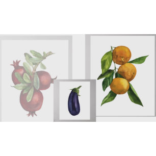 Papel De Seda Produtos Hortícolas Orgânicos Da Aquarela