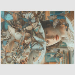 Papel De Seda Professora da Escola de Bibliotecas Whimsical de D